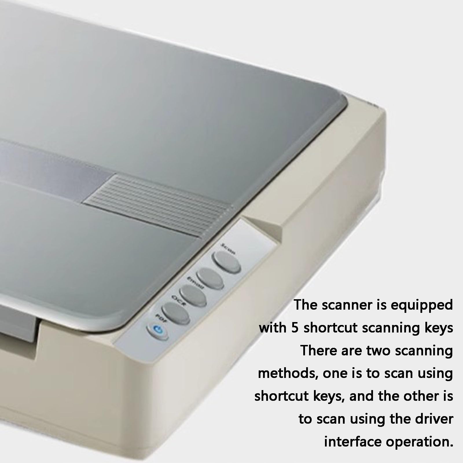 Escáner De Superficie Plana A3, Resolución De 1200 dpi, Escáner De Documentos/fotografías, Sin Marco, con Reconocimiento De Texto OCR, Tamaño Máximo De Escaneo De 304 X 426 Mm