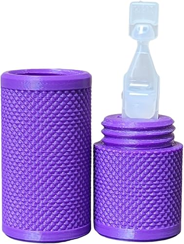 Miniatura 9 de Soporte para viales de gotas para ojos y estuche de transporte de bolsillo  Capacidad para un (1) vial de colirio de un solo uso  Ideal para llevar