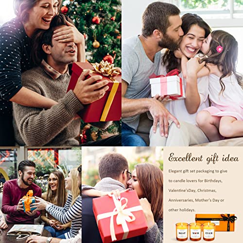 Candles Set, Mothers Day Gifts, Scented Candles For Home, Candles For Home Scented, Scented Candles Gift Set 3 Pack, Best Mom Ever, 3×3.5 Oz #TOP6