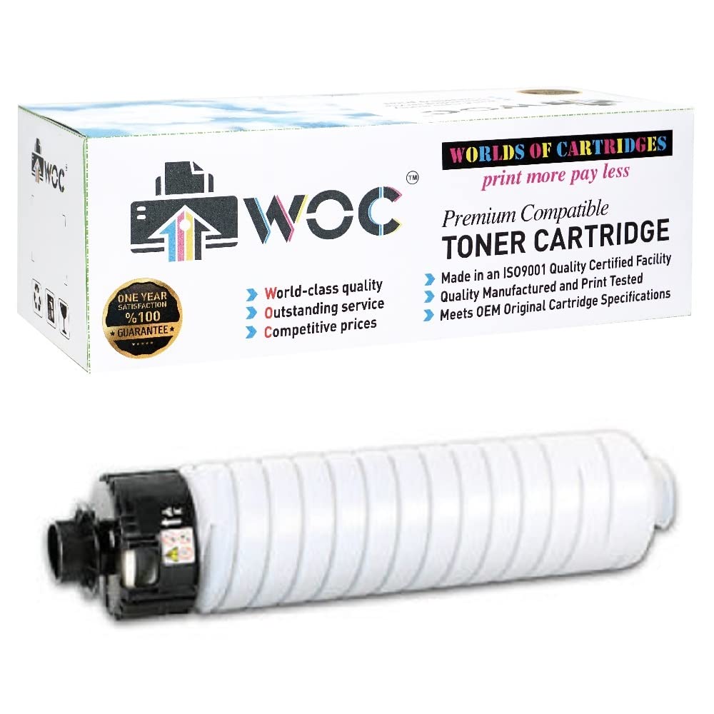 WOC Compatible Toner Cartridge Replacement for Ricoh 841993 / 842124 / Type MP 3554 (Black) for Use in MP 2554 / 2555 / 3054 / 3055 / 3554 / 3555