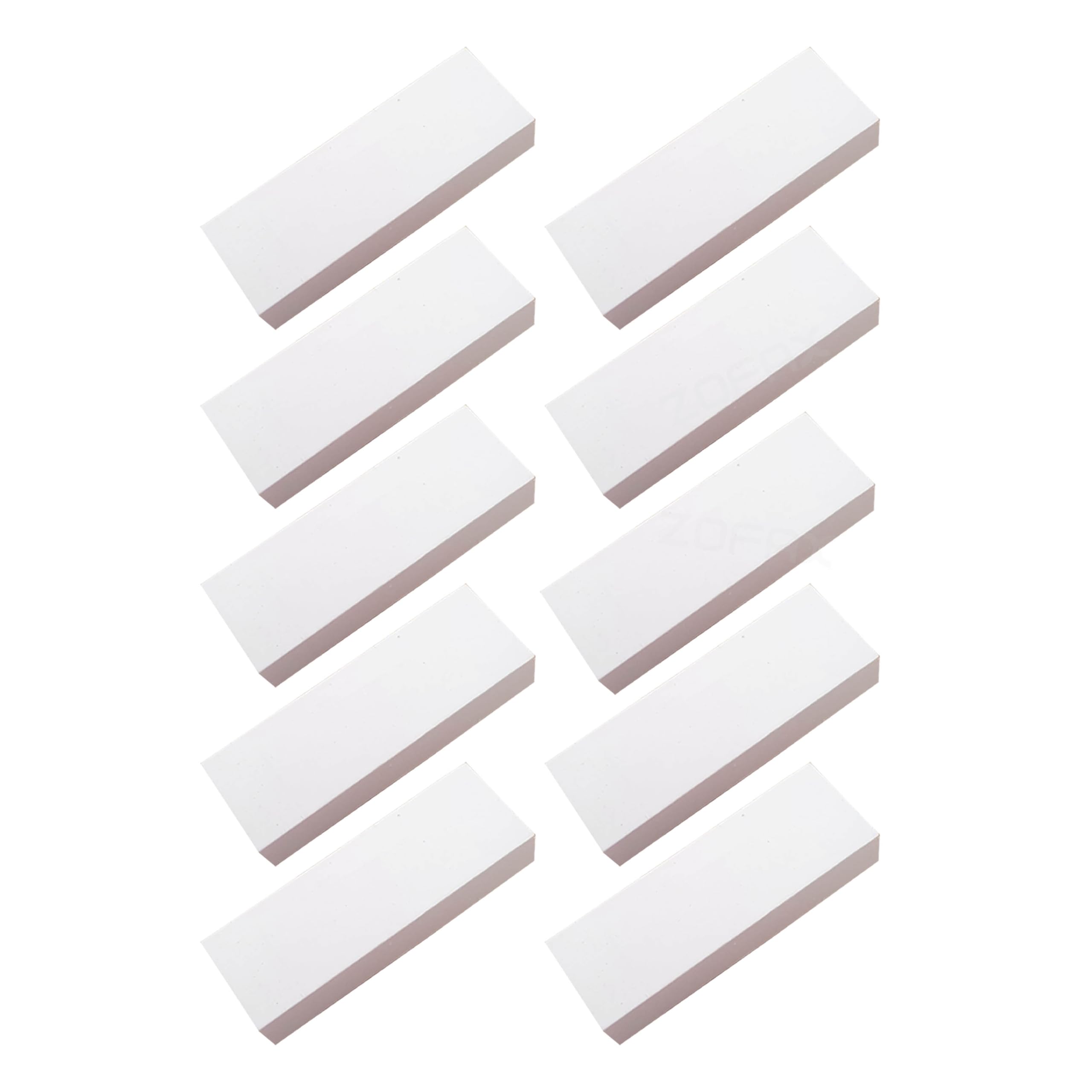 ZOFAX NatLarg White Erasers, Jumbo, Pack of 10, Multipack, Pencil Rubber Large Erasers Pack, Perfect for Classroom Teacher School Home Office Supplies, iZOFAX Black Ball Pen