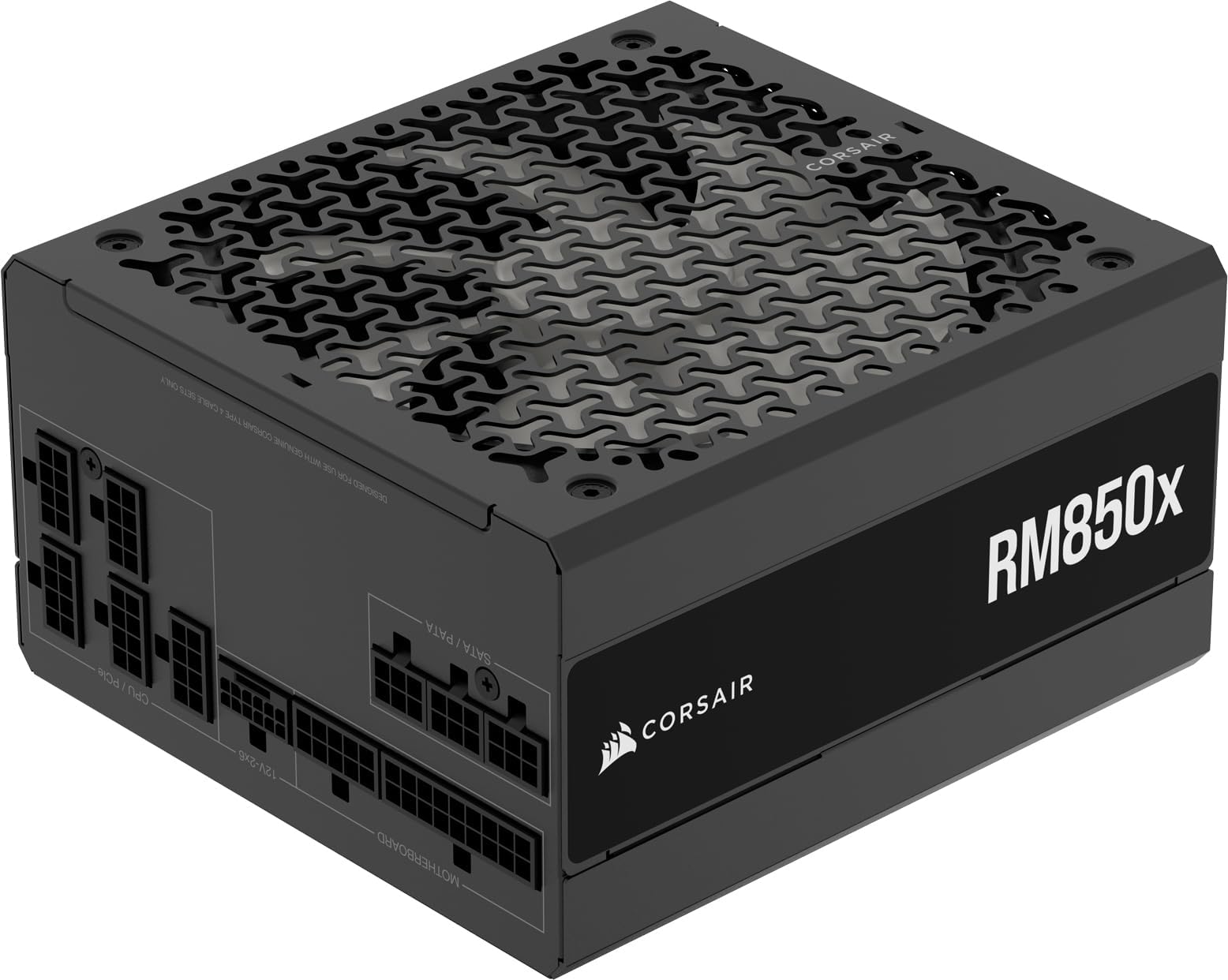 RM850x Fully Modular Low-Noise ATX Power Supply – ATX 3.1 Compliant – PCIe 5.1 Support – Cybenetics Gold Efficiency – Native 12V-2x6 Connector – Black