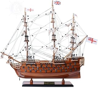Maykoosh Wooden Ship Model - Tall Ship Replica - Collectible Decor - 19.5" Length