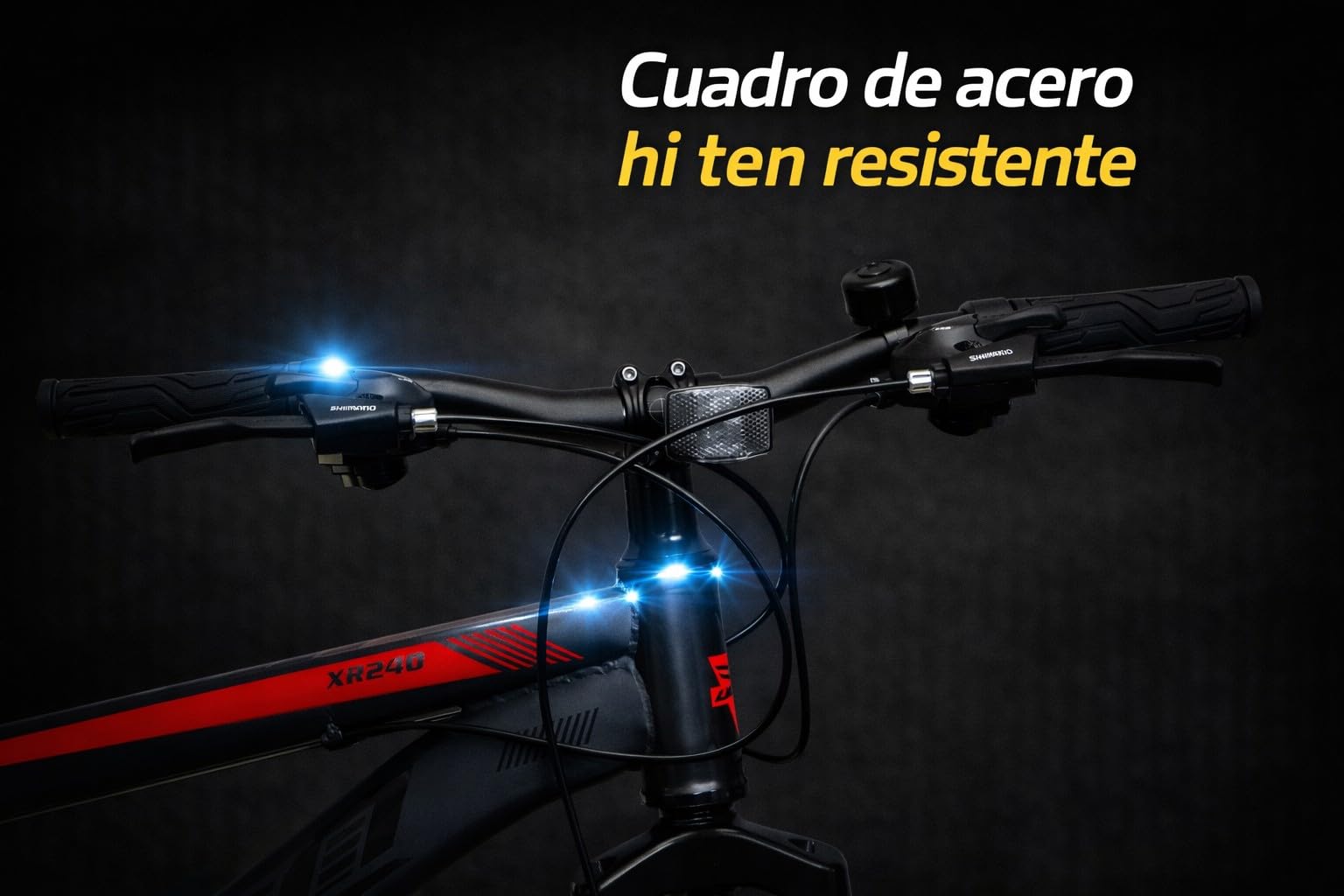 ️ Bicicleta 24 Pulgadas niño 8-12 años | Bicicleta de montaña + Ruedas Fat 3.0 + 21 Velocidades Shimano + Suspensión Delantera | Ideal para Aventuras al Aire Libre (Gris-Roja)