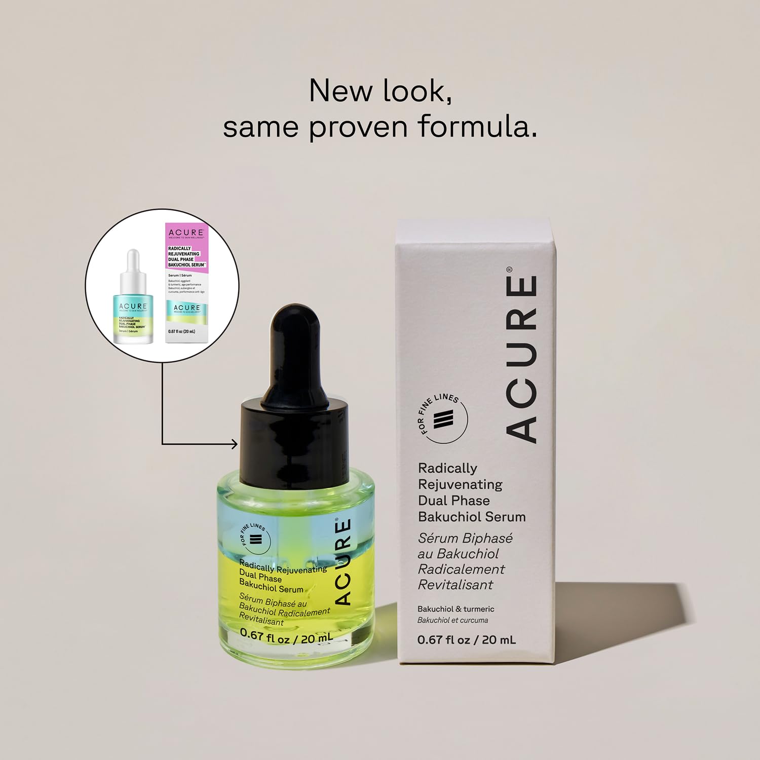 Acure Radically Rejuvenating Dual Phase Bakuchiol Serum