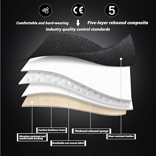 Miniatura 6 de Funda de asiento de automóvil para Audi Q8 2019-2023, piel sintética impermeable y a prueba de polvo, compatible con bolsas de aire, protectores de