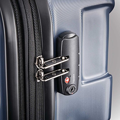 Samsonite Centric Hardside Expandable Luggage with Spinner Wheels, Blue Slate, Checked-Large 28-Inch, Centric Hardside Expandable Luggage with Spinner Wheels by Samsonite - Image 4