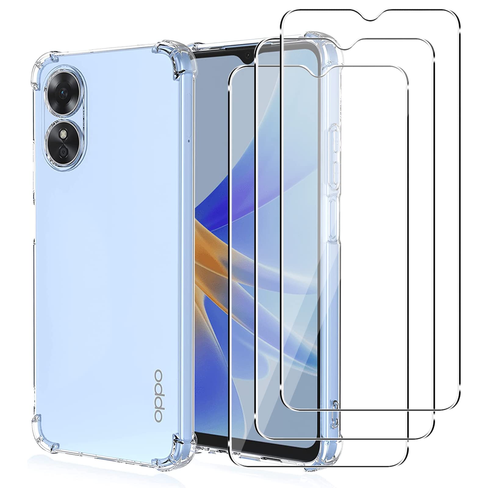BRAND SET Cover per OPPO A17 Ultrasottile Silicone