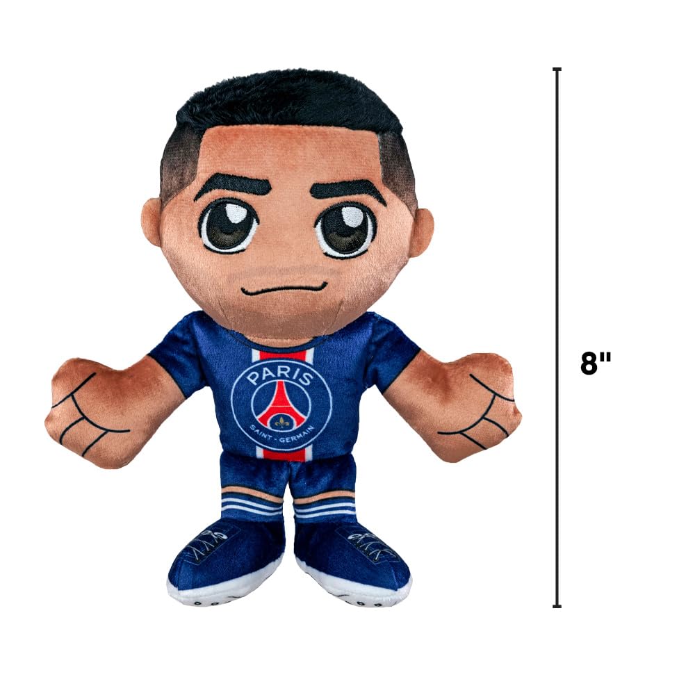 Bleacher Creatures PSG Achraf Hakimi - Peluche Kuricha, 20,3 cm, ispirato a Chibi