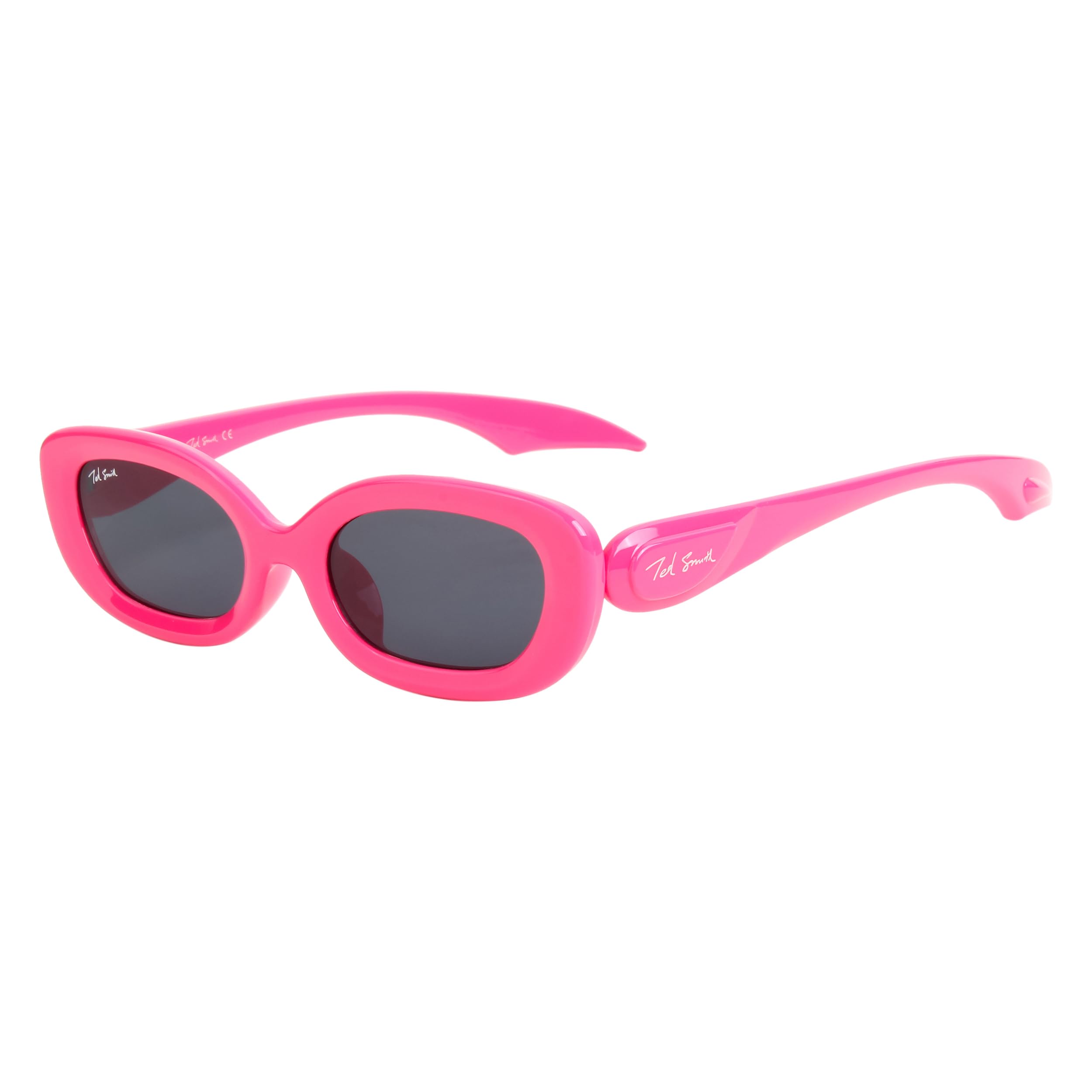 ted smith Unisex Oval Fuchsia Sunglasses With UV Protected Lenses-picture-13
