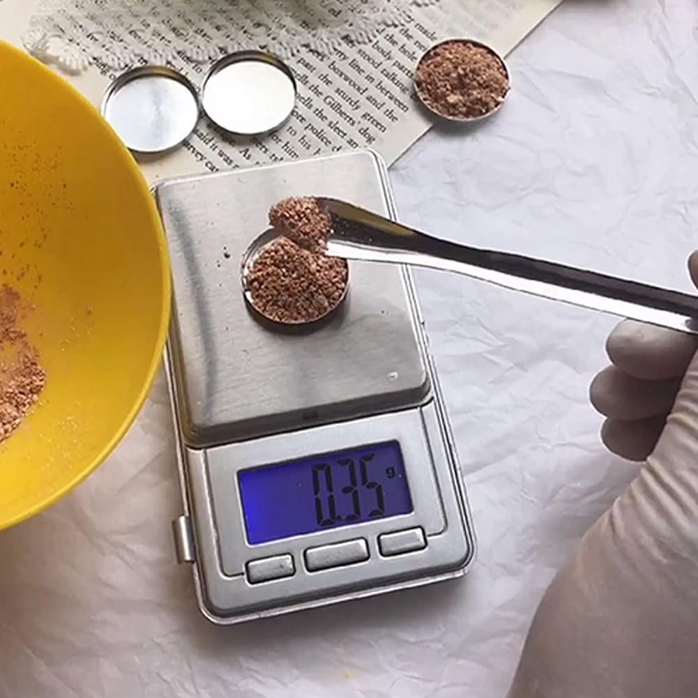 Ensemble de Micro-Doseur et de Spatule de Laboratoire en Acier Inoxydable pour Poudres, Gels et Remplissage de Gélules.
