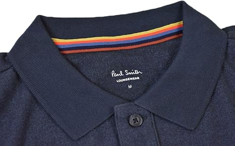 新品 ポールスミス 半袖ポロシャツ L マルチストライプ メッシュ 夏 ネイビー 新品 ポールスミス Paul Smith 半袖 ポロシャツ L マルチ