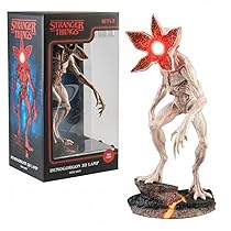Lampada Stranger Things Demogorgon Figura – Gadget Stranger Things : Lampada Scrivania Gaming e da Comodino Con Luce LED (USB o Batterie) Regalo per Fan │ Merchandising Ufficiale (34x19x15 cm)