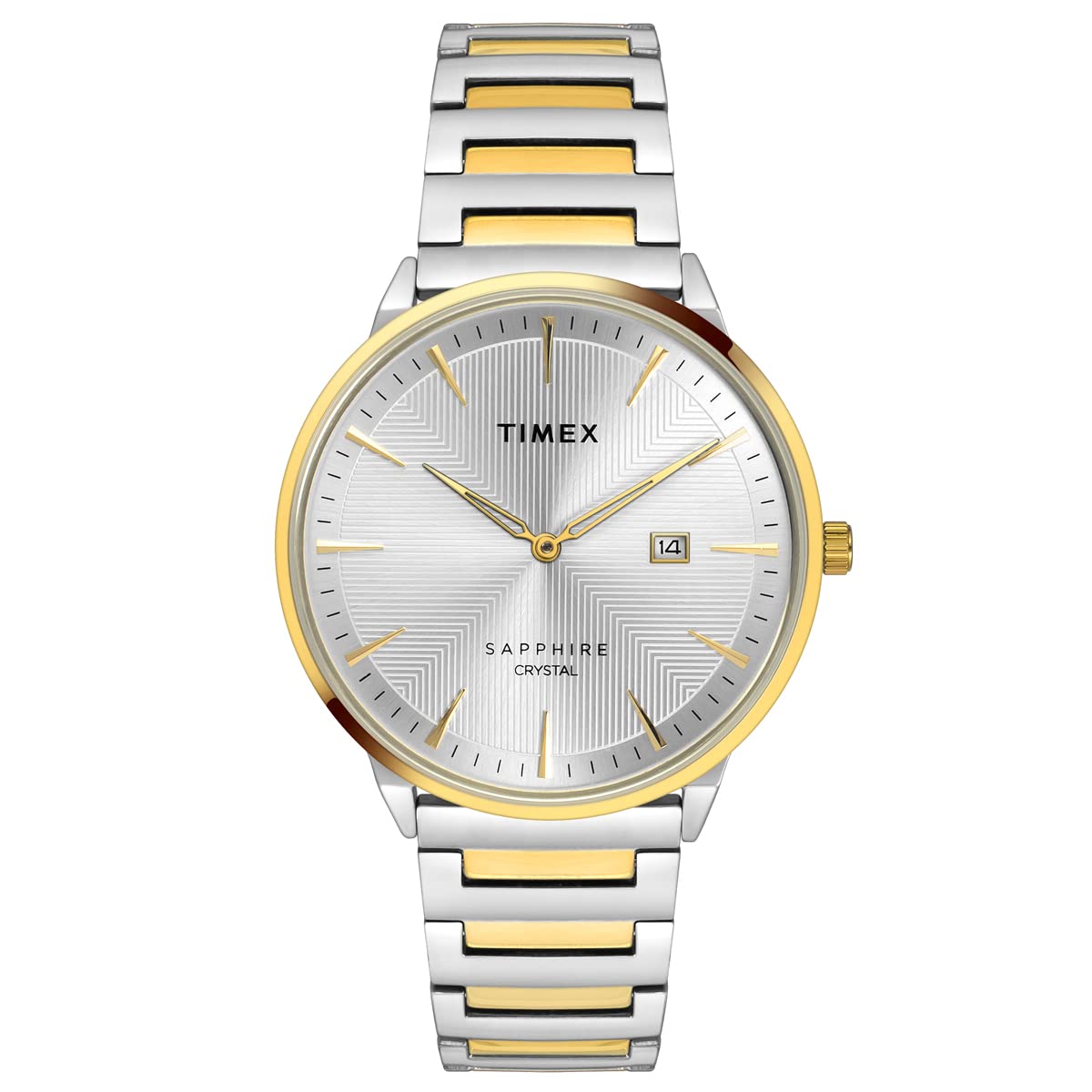 TIMEX Men Stainless Steel Analogue Silver Dial Watch - Tweg21904, Band Color-Multicolor (B0BQM11GGG) Amazon Price History, Amazon Price Tracker