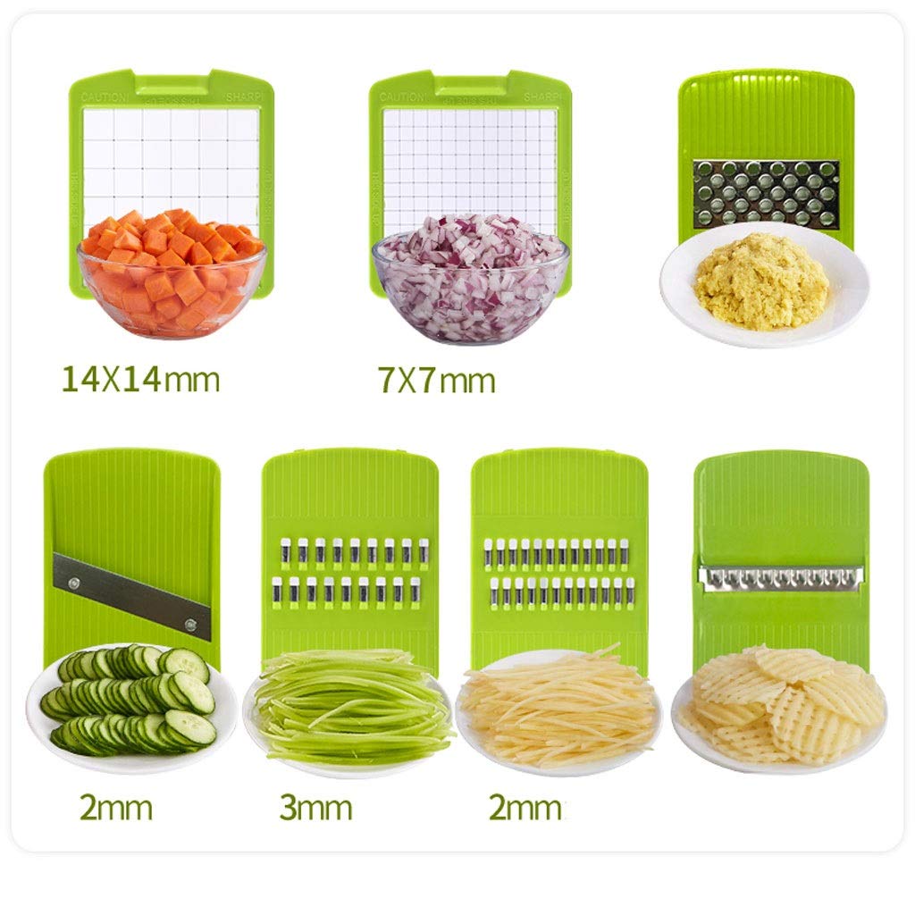Tagliaverdure Multifunzionale In Acciaio Inox – Grattugia E Affettatrice Con Manico Ergonomico