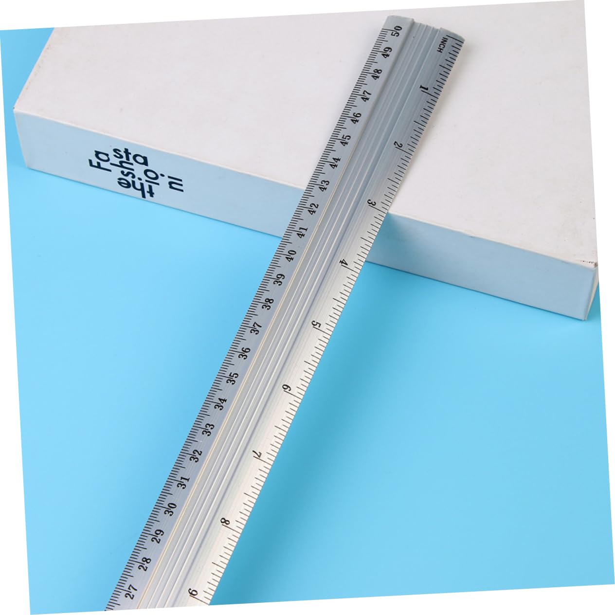 Uonlytech Set Di 30 Righelli in Metallo Da 15 Mm A 50 Mm Righello Metrico Set Di Cancelleria Per Studenti Strumento Compatto Per Studenti