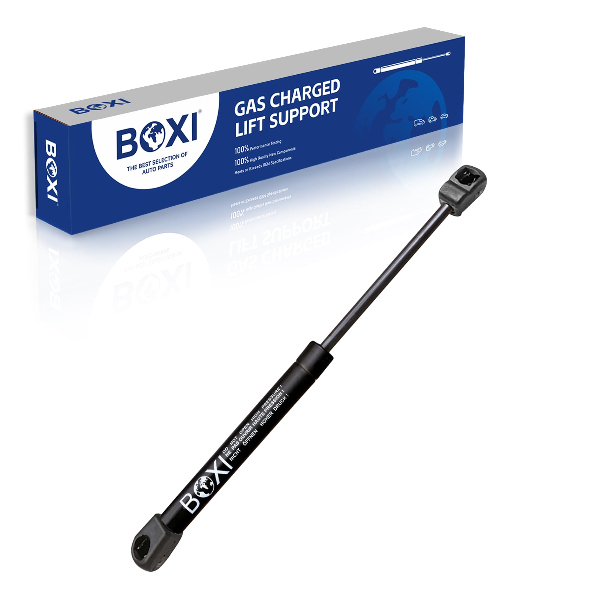 BOXI Qty(1) Front Hood Lift Support Strut Shock Gas Spring for Audi A6 2005-2011 / A6 Quattro 2005-2011 / A7 Quattro 2011 / RS6 2010 / S6 2005-2011 / S7 2011 | Replaces SG101023 4F0823359 6569