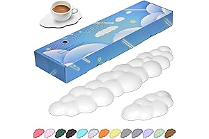 JIKIOU Upgrade Comforting Cloud Keyboard Wrist Rest