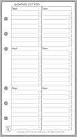 Vista 6 de Registro de Pagos/Gastos de Tamaño Personal y Registro de Cheques, Dimensionado y Perforado para Filofax Personal Notebook (9.4 cm x 17.1 cm)
