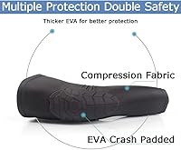 Vista 2 de Niños Juveniles de 5-15 Años Manga de Brazo y Rodilla Acolchada Manga de Pierna de Compresión Protectora