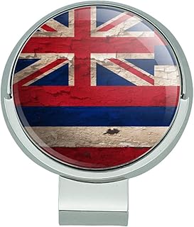 GRAPHICS & MORE Rustic Distressed Hawaii State Flag Golf Hat Clip with Magnetic Ball Marker