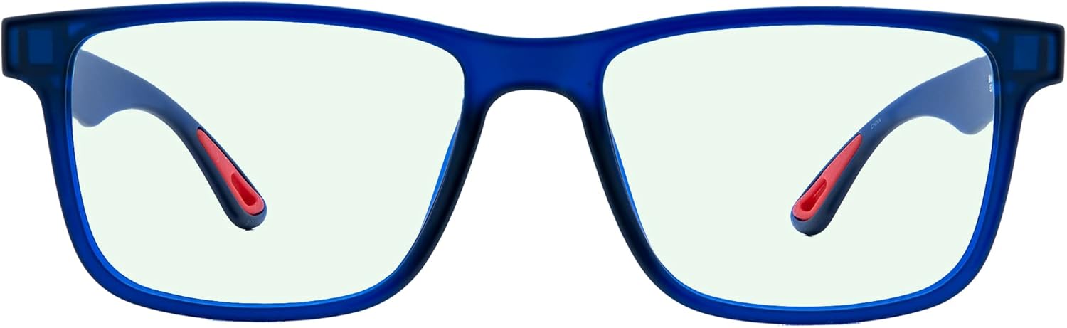 Gamer Advantage Blue Light Glasses - Lightweight, Stylish Gaming Glasses With Blue Light Blocking Lens Technology - (Inferno)