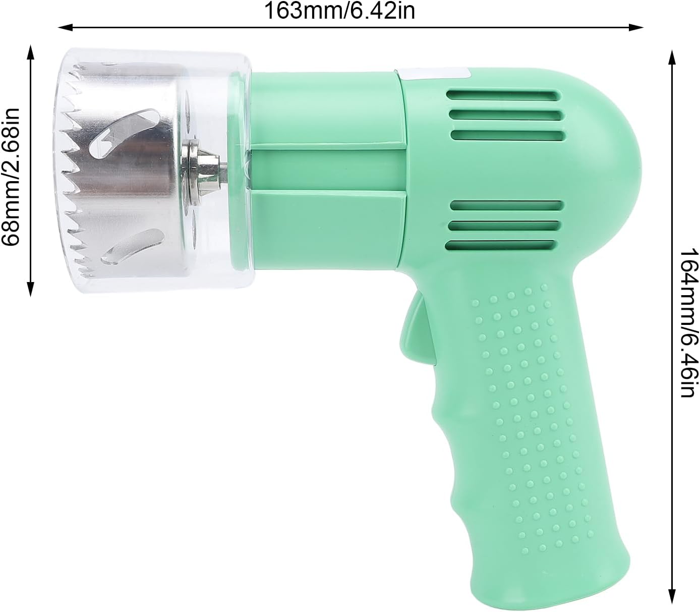 Electric Coconut Opener, Automatic Coconut Punch Tool Set, Stainless Steel Shell Remover, Green