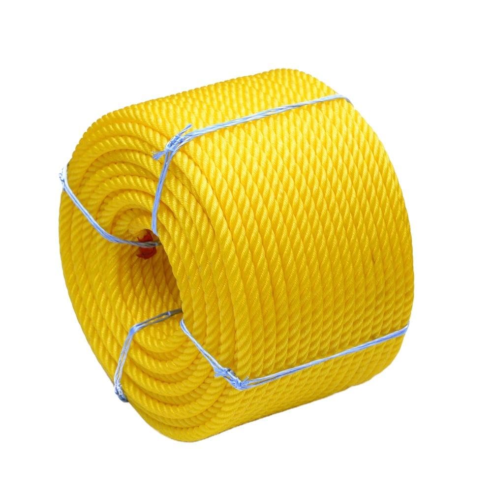 MAHIRA PP Hanging Rope Yellow, 2 MM, 220M High Strength Nylon Plastic Twist Rope, Washing line, Clothes Lines for Multiuse Indoor & Outdoor Use Clothes Drying, Packing, Tying, Fishing, Survey & More-image-22