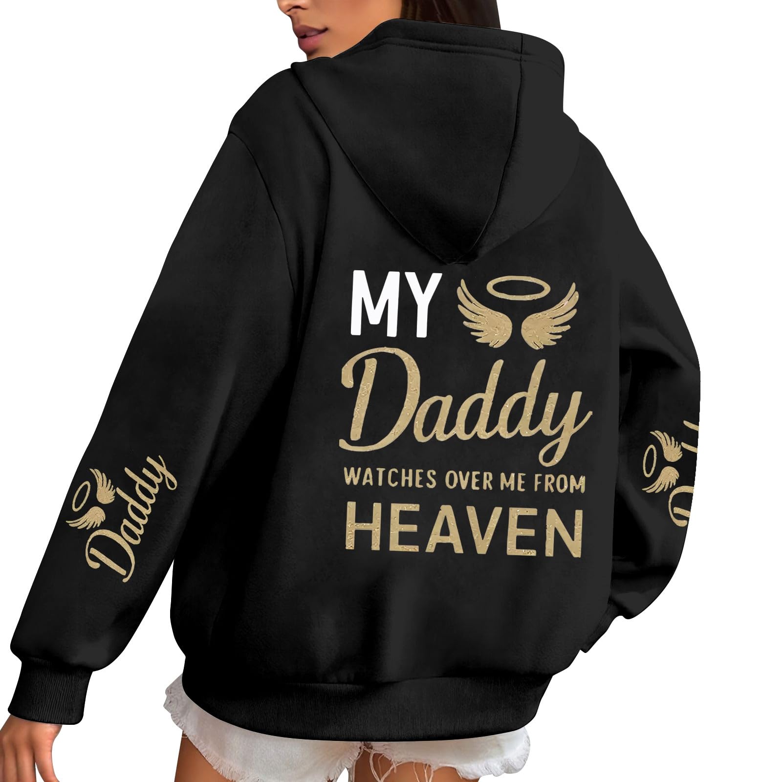 Sweats à capuche femme décontracté pull tendance manches longues - 5