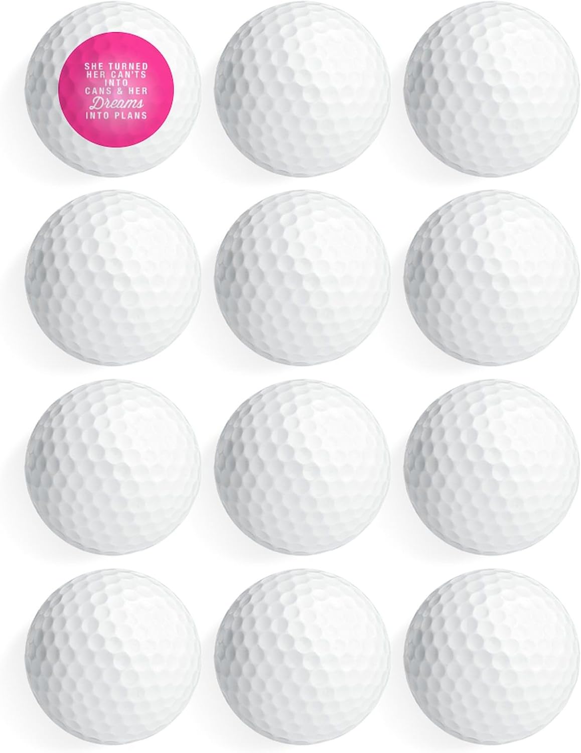 CafePress Dreams Into Plans Novelty Golf Balls (Pk of 12)