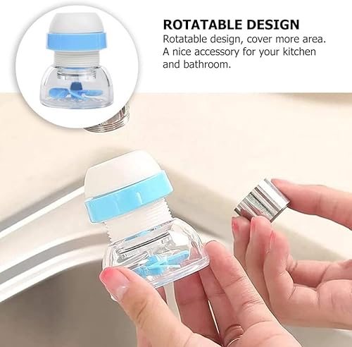 Miniatura 4 de Scicalife Cabezal de grifo de cocina flexible movible con filtro giratorio de 360 grados giratorio para ahorro de agua, difusor de agua purificador