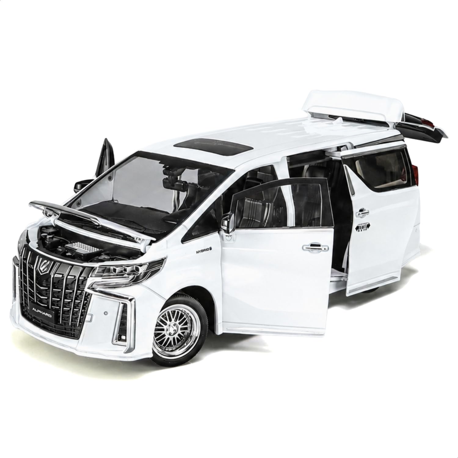 ブラック入荷！値下げ不可 トヨタ アルファード ミニカー 1/18 ホワイト Amazon | Heimanba 1/18 トヨタ アルファード 2023 ／ ミニカー ダイ