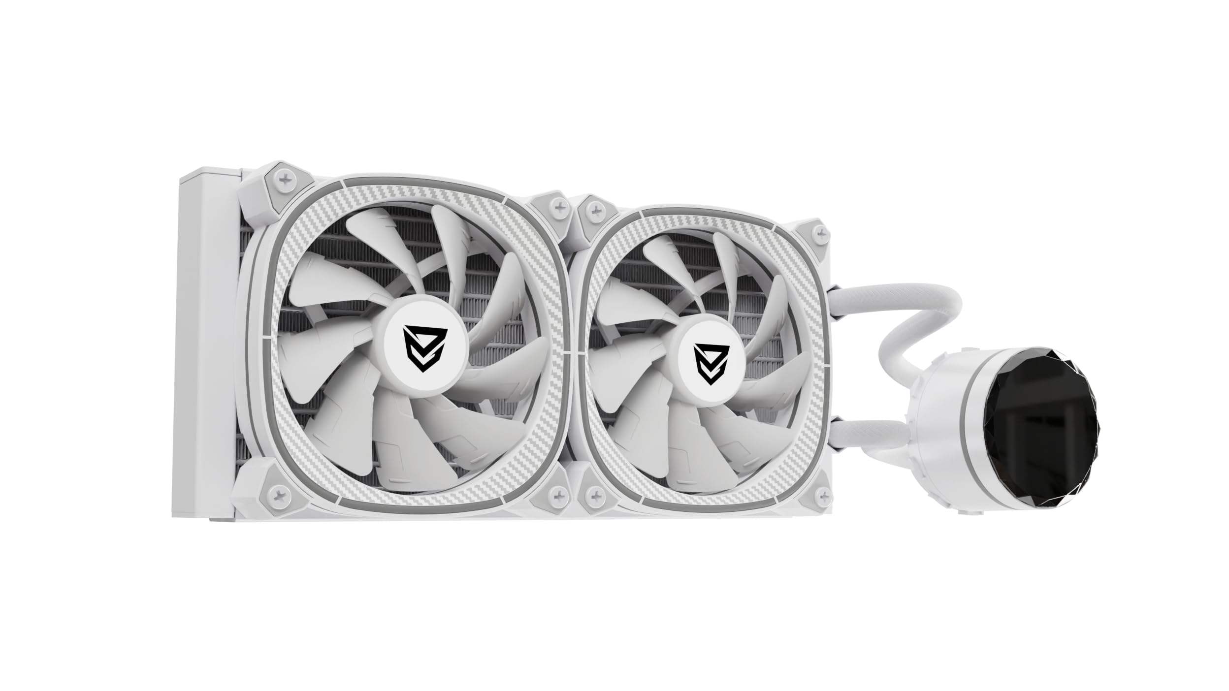 Nfortec Atria X refrigeración líquida CPU 240mm ARGB 240W compatible Intel AMD color blanco
