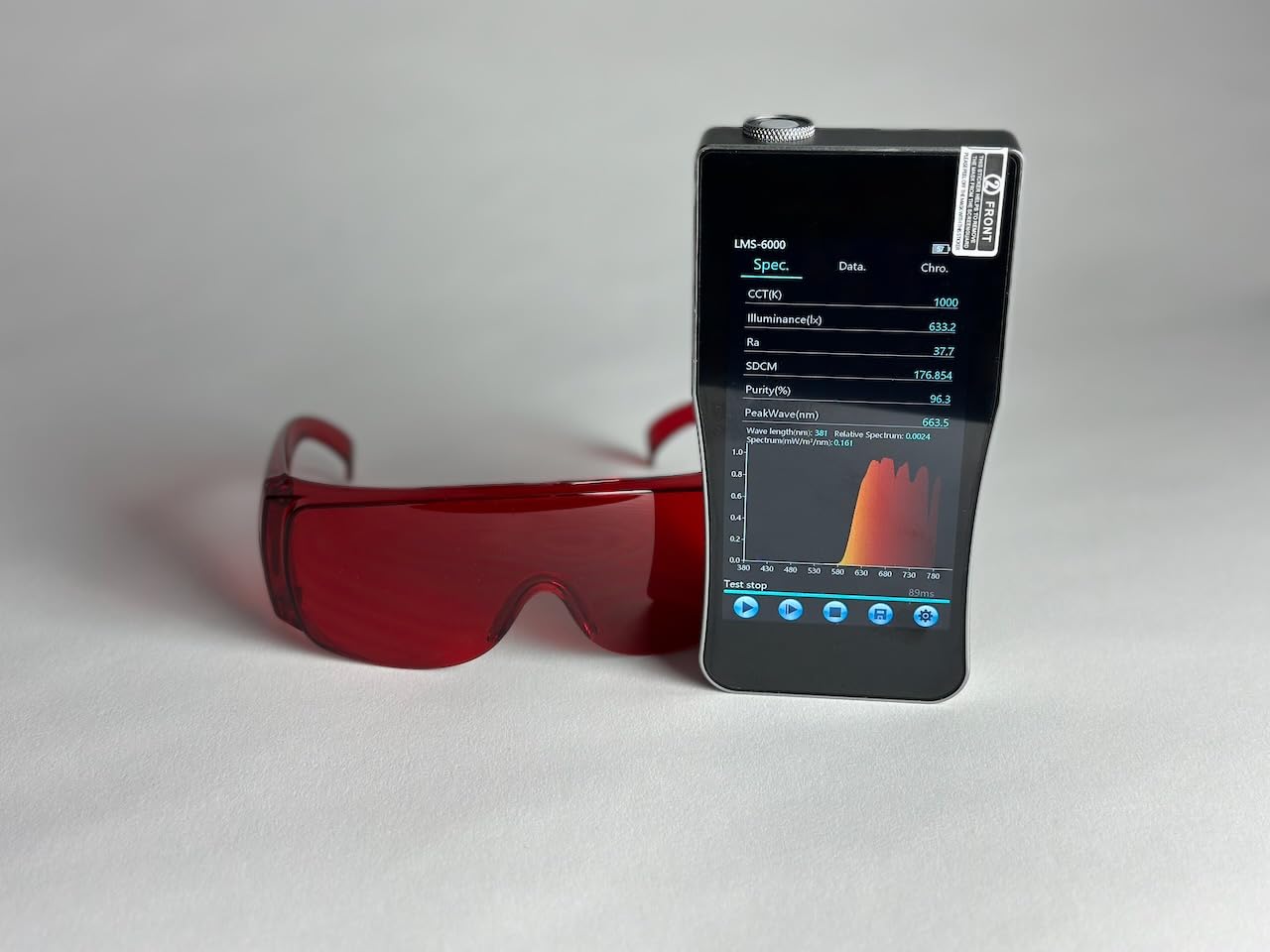 UVtech SLEEP-1 100% czerwone okulary, filtr niebieskiego światła i filtr zielonego światła, okulary komputerowe i gier, blokujące niebieskie światło