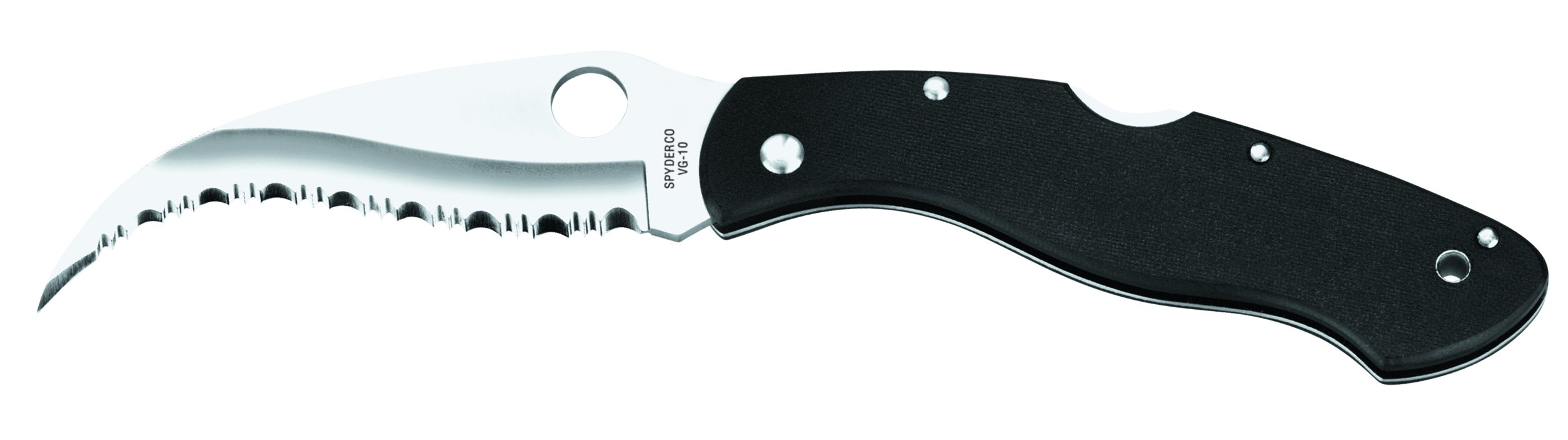 Spyderco Uniseks C12GS Scyzoryk, Czarny, 23,3 x 4 x 2 cm