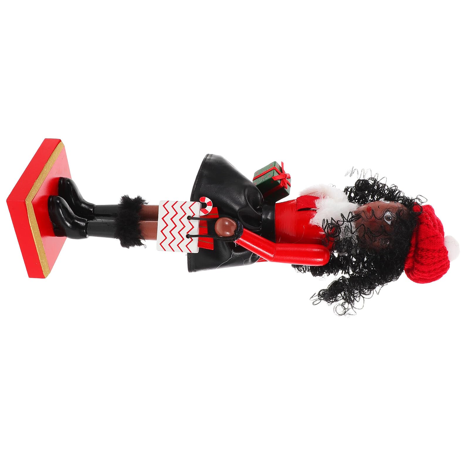 Cabilock Holz Nussknacker Figur für Weihnachten Dekoration Tisch Nussknacker aus Holz für Party Weihnachtsdeko mit Traditionellem Motiv