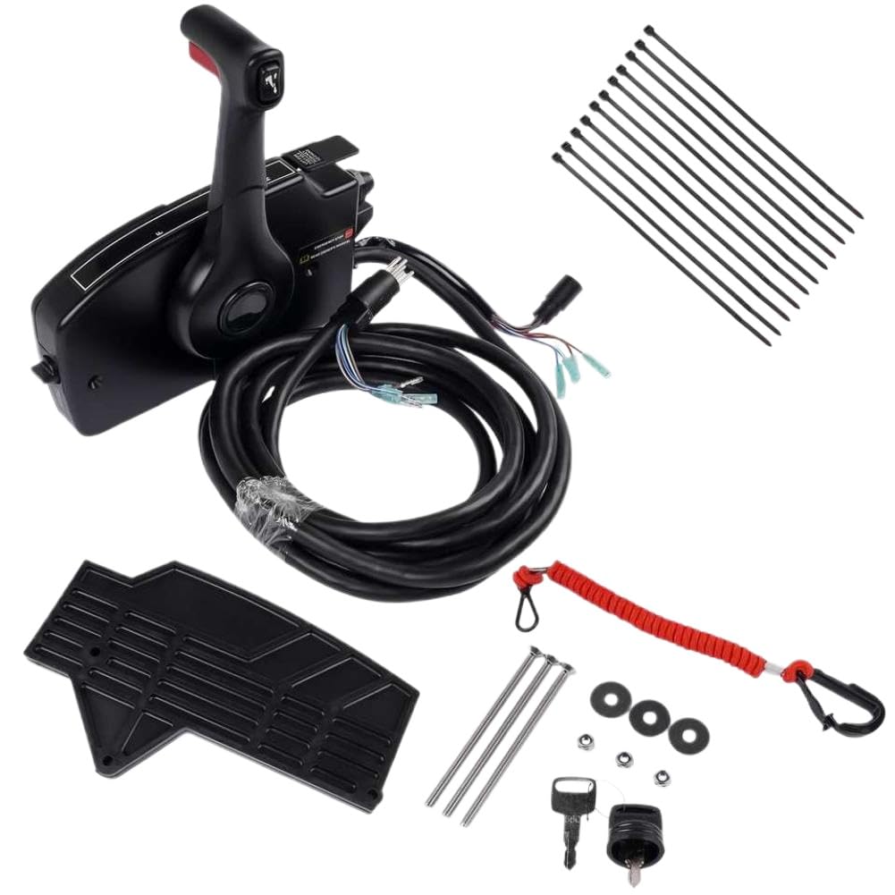 Boîte de commandes hors-bord avec harnais 16,3 pieds AP03 commande accélérateur