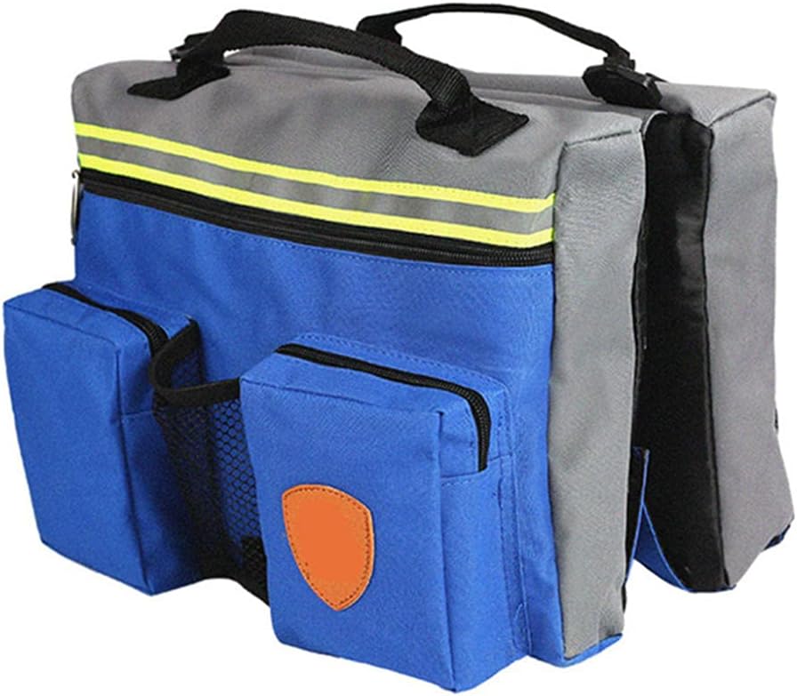 Outdoors Dog Backpack, Dog Saddle Bag, Dog Hiking Backpack, Saddle Bag for Medium & Large Dog with Side Pockets & Adjustable Strap, for Daily Walk Outdoor Travel Hiking Camping Training