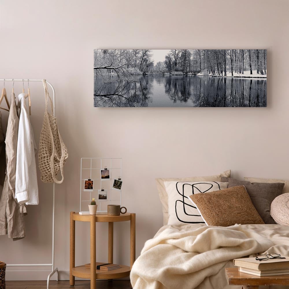 Cuadros B&D XXL - Cuadro en Lienzo Paisaje 1 pieza Impresión en Material no Tejido Grande Decorativo Cuadros para Salon Dormitorios Impresión Artística Imagen Gráfica Decoracion de Pared