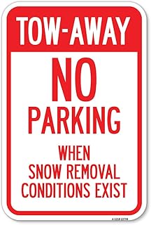 Tow-Away, No Parking When Snow Removal Conditions Exist | 12