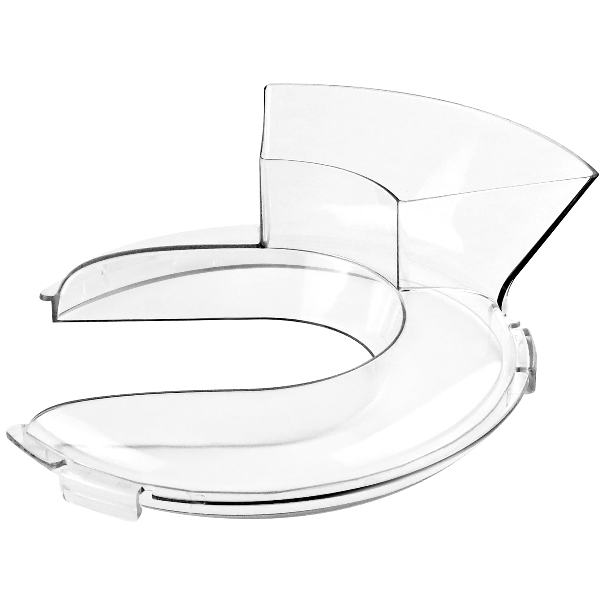 𝙐𝙥𝙜𝙧𝙖𝙙𝙚𝙙 KN1PS Mixer Pouring Shield with Snap Fit For Splash Guard Accessory of Kitchen 4.5&5 Quart Tilt-Head Stand Mixers Bowl, Fetechmate Pouring Shield Replace W11298367 W11312468
