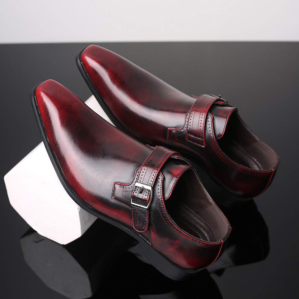 IQYU Hochzeitsschuhe Klassischer FüR Herren,Bequem Weiche Sohle Rutschfest Loafer,Herren Freizeitschuhe Waterproof Flache Mode