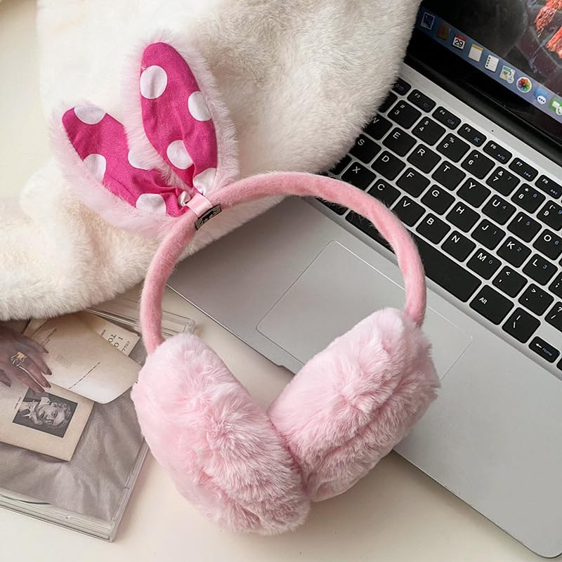 Children's Cartoon Cute Plush Warm-Keeping Earmuffs Cute Baby Winter Warm Girl Earmuffs4