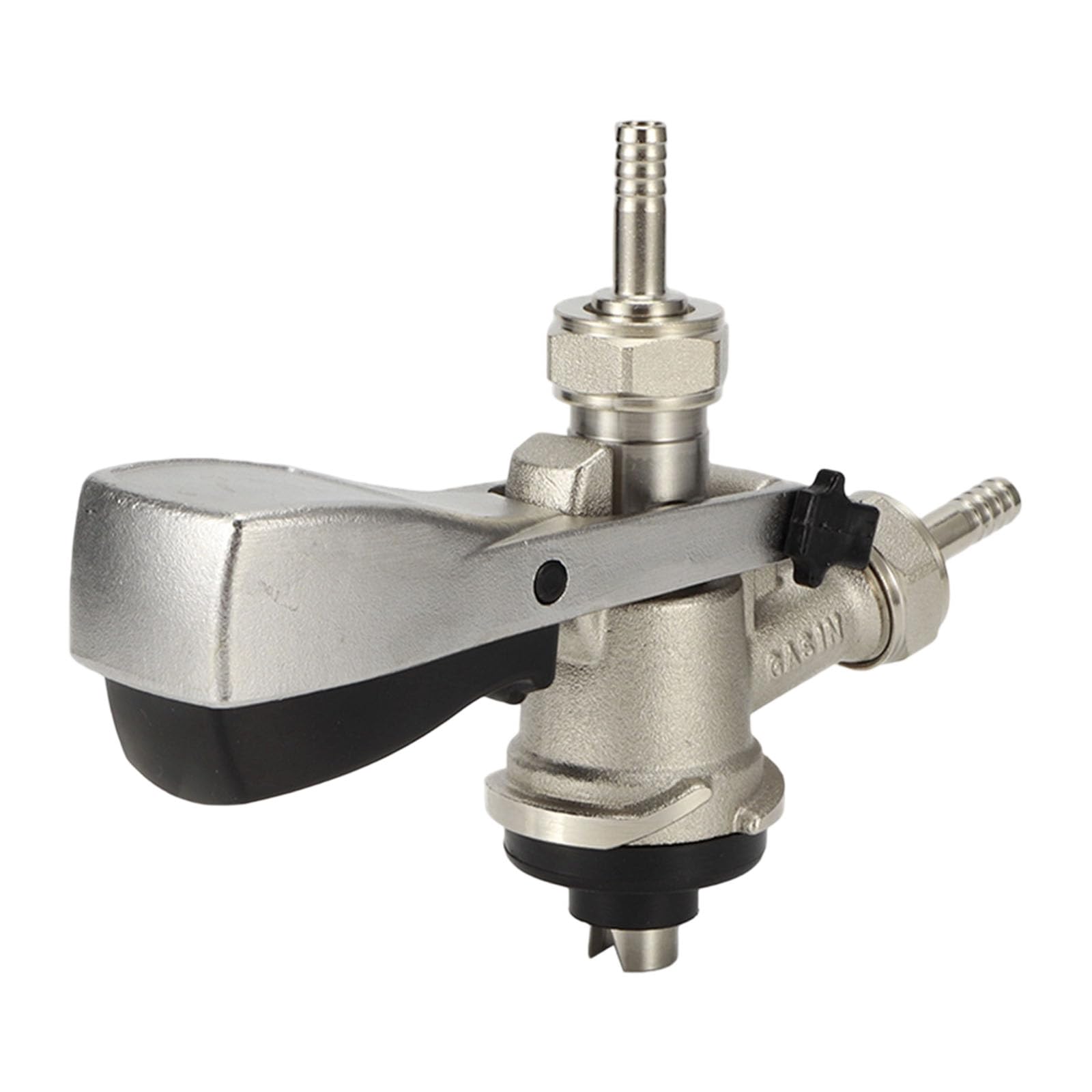 Buxuaaaa Kegs Coupler Dispenser 5 / 8in Draft Kegs Couplers Dispensers with Pressure Relief Gate Brewing Accessory Coupler for Home Pubs Restaurants