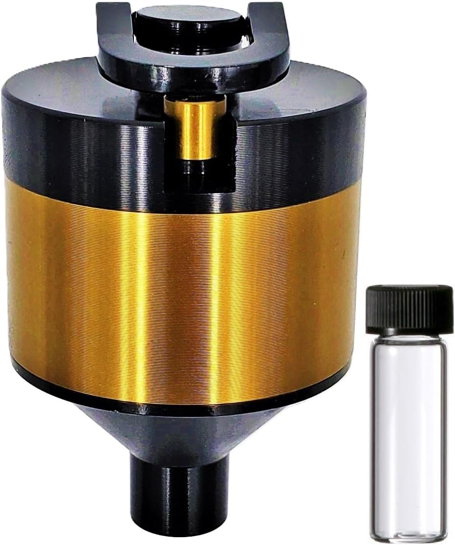 Coarse to Fine Spice Mill, Black and Gold Color