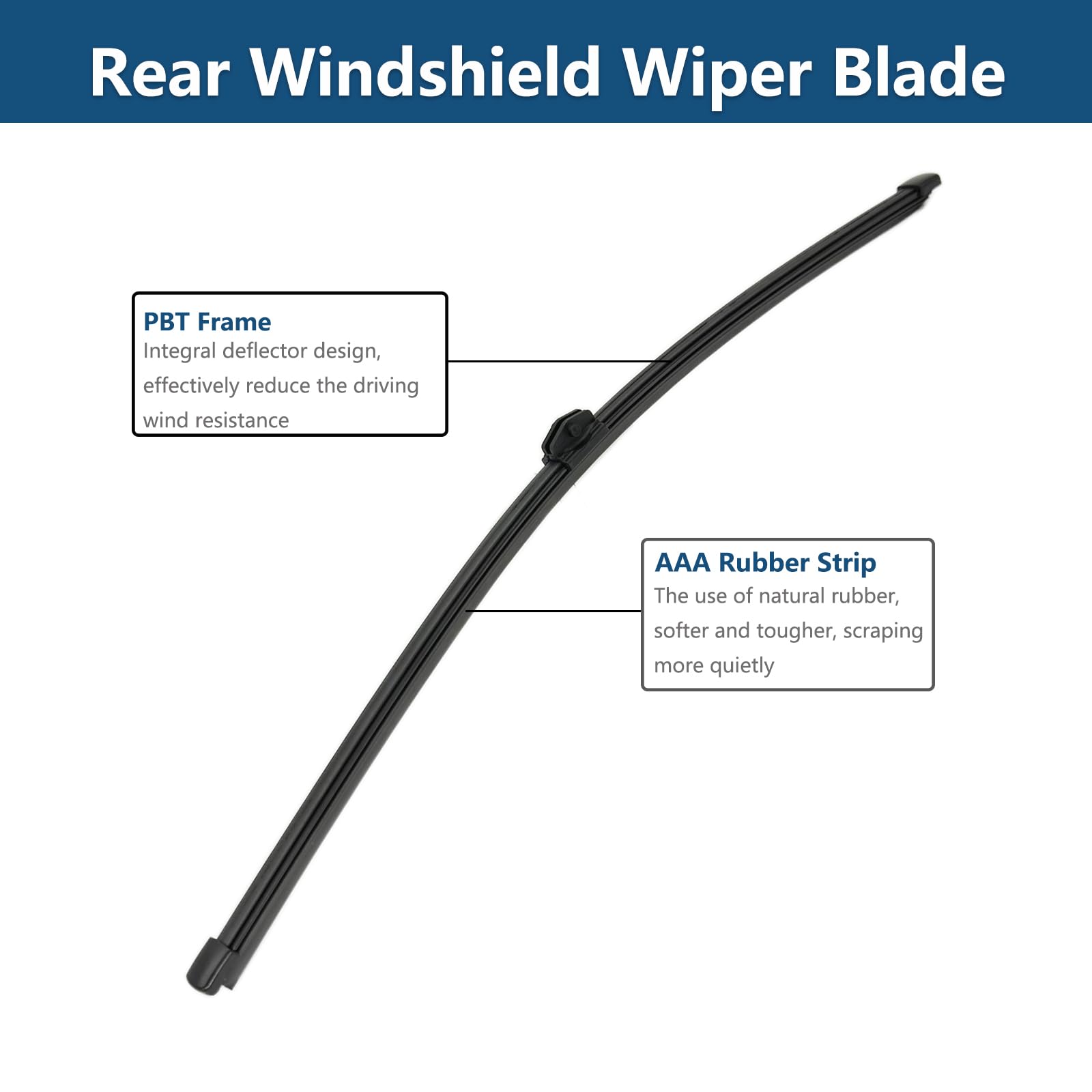 Rear Glass Wiper Arm with Blade fits 2002-2008 AUDI A4 S4 | UK