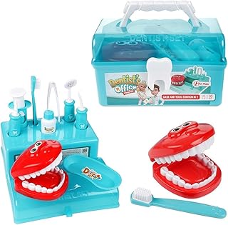 BEMIRO Set di 10 pezzi, giocattolo dentista per ba