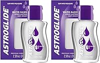 Vista 11 de Astroglide Lubricante a base de agua (2.5 onzas), lubricante personal líquido para hombres, mujeres y parejas, seguro para juguetes, tamaño apto