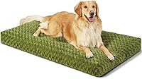 Vista 12 de KSIIA Cama lavable para perro, cama de lujo para perros, cómoda almohadilla antideslizante para mascotas, para razas de perros grandes, jumbo, Gris