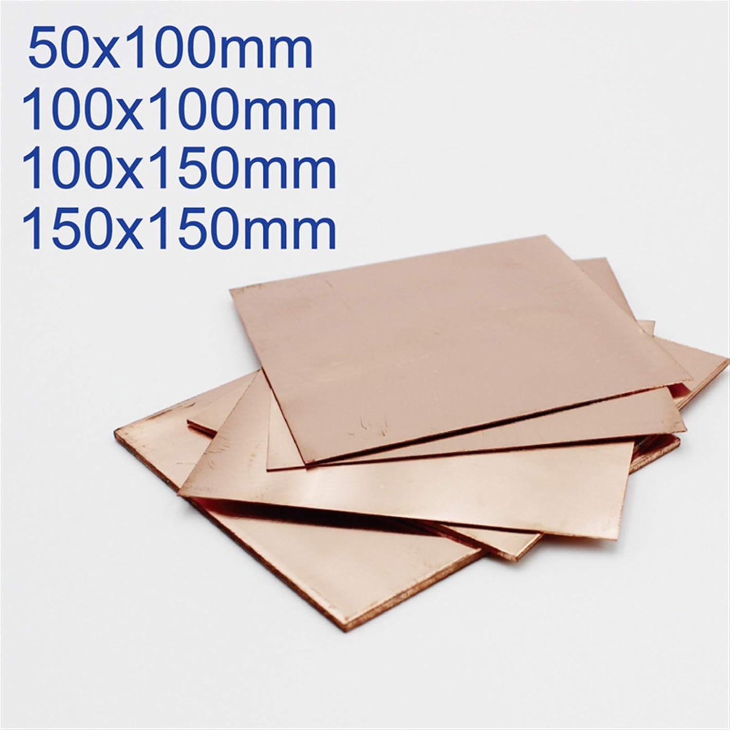 1 Pcs T2 Copper Alloy Thin Sheet, 0.1-6.0mm Thickness Metal Sheet, Laser Cut Neatly, Suitable for Industrial Accessories Material, DIY Handicraft.(0.15x100x100mm 1pc)